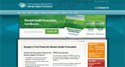 Desktop Screenshot of mentalhealthpromotion.net