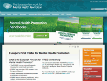 Tablet Screenshot of mentalhealthpromotion.net